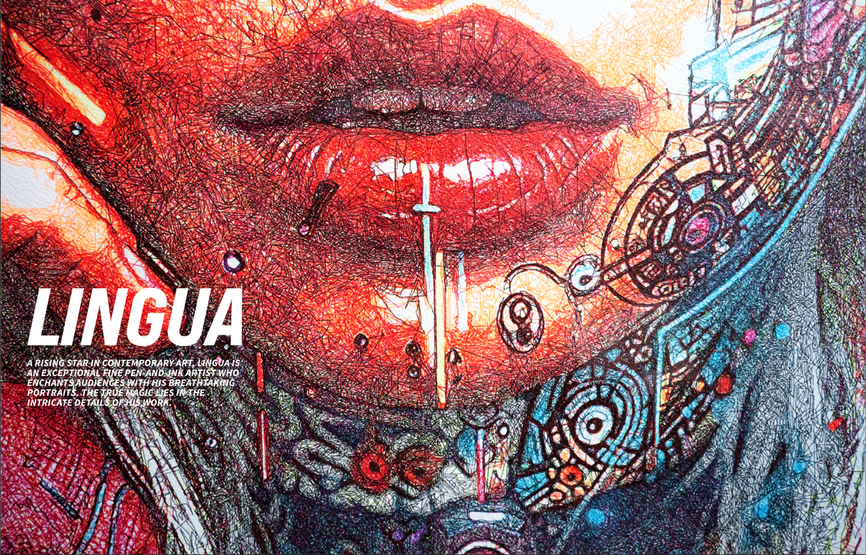 Lingua Featured in Art Market Magazine- March 2025, Issue #102