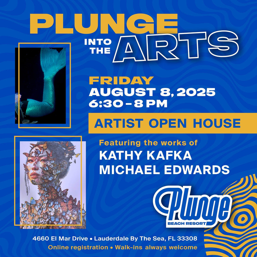 Plunge Into The Arts: Michael Edwards Featured in Artist Open House at Plunge Beach Resort