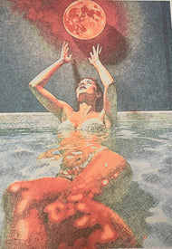 Girl in Pool with Sun by Lingua